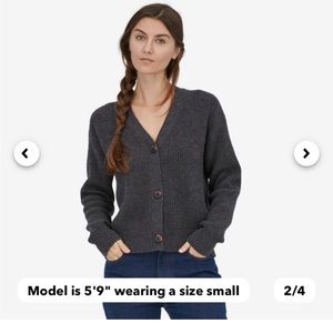 Patagonia recycled wool cardigan, never worn.